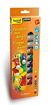 【中古】(未使用・未開封品)　ぺべオ フィンガーペイント紙用20mlチューブx12色セット kmdlckf