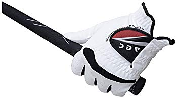 【中古】LEZAX(レザックス) AGC 全天候型スエード調ソフト合皮グローブ 左手用 ホワイト S(21-22cm) AG..