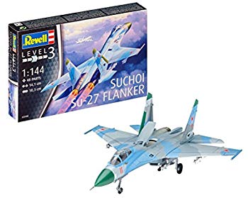 【中古】(未使用・未開封品)　ドイツレベル 1/144 ロシア空軍 Su-27 フランカー プラモデル 03948 0pbj0lf