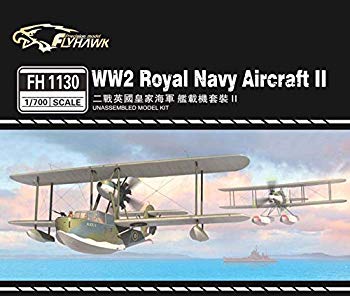 【中古】フライホークモデル 1/700 第二次世界大戦 イギリス海軍 艦載機セット2 プラモデル FLYFH1130 dwos6rj