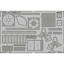 【中古】(未使用・未開封品)　エデュアルド 1/48 Su-17M3/M4 F.O.D.用エッチングパーツ キティーホーク用 プラモデル用パーツ EDU48923 wyeba8q