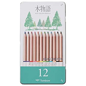 Other - 【中古】トンボ鉛筆 色鉛筆 S木物語 12色 缶入 CB-RS12C n5ksbvb