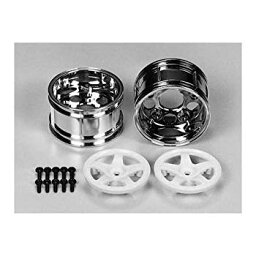 【中古】タミヤ R/C SPARE PARTS SP-673 2ピース5本スポークホイールワイド cm3dmju