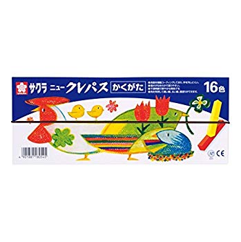 【中古】サクラクレパス ニュークレパス 角型 16色 NEP16 6g7v4d0
