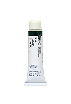 水彩顏料 - 【中古】【非常に良い】ホルベイン 透明水彩絵具 ランプブラック W140 5ml(2号) 6g7v4d0