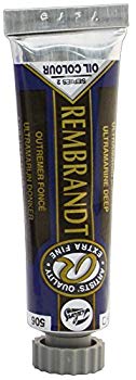 【中古】ターレンス 油絵具 レンブラント ウルトラマリンディープ T0103-506-2 15ml(5号) 2mvetro