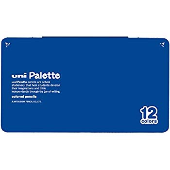 【中古】(未使用・未開封品)　三菱鉛筆 色鉛筆 880 ユニパレット 12色 青 K88012CPLT.33 tu1jdyt