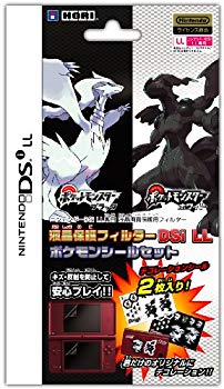 【中古】【非常に良い】【ニンテンドーDSソフト ポケットモンスターブラック・ホワイト】液晶保護フィルターDSi LL ポケモンシールセット wgteh8f