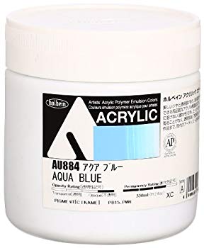 【中古】【非常に良い】ホルベイン アクリル絵具 アクリリックカラー アクアブルー AU884 330ml khxv5rg