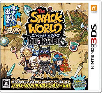 【中古】【非常に良い】スナックワールド トレジャラーズ (【数量限定封入特典】限定ジャラ「クリスタルソードα 」 同梱) - 3DS n5ksbvb