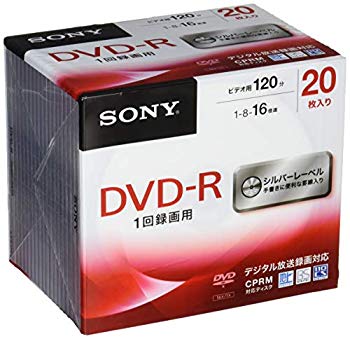 yÁz(gpEJi)@SONY rfIpDVD-R CPRMΉ 120 1-16{ 5mmP[X 20pbN 20DMR12MLDS 60wa65s