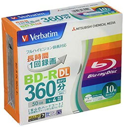 【中古】(未使用・未開封品)　三菱ケミカルメディア Verbatim 1回録画用 BD-R DL 10枚 VBR260YP10V1 (片面2層/1-4倍速/10枚) tu1jdyt