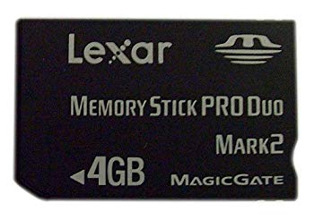 【中古】LEXAR MEDIA Lexar メモリースティック PRO Duo 4GB MARK2 PlatinumII 2mvetro