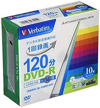 【中古】(未使用・未開封品)　三菱ケミカルメディア Verbatim 1回録画用DVD-R(CPRM) VHR12JP10V1 (片面1層/1-16倍速/10枚) tu1jdyt