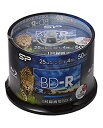 【中古】【非常に良い】シリコンパワー 1回録画用 ブルーレイディスク BD-R 25GB 1-4倍速 ホワイトワイドプリンタブル 50枚スピンドル SPBDRV...