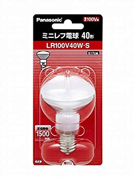 【中古】(未使用・未開封品)　パナソニック ミニレフ電球 ホワイト E17口金 50ミリ径 40形 LR100V40WS ..