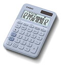【中古】(未使用・未開封品) カシオ CASIO 電卓 12桁 ペールブルー ミニジャストタイプ MW-C20C-LB-N wyeba8q(2)