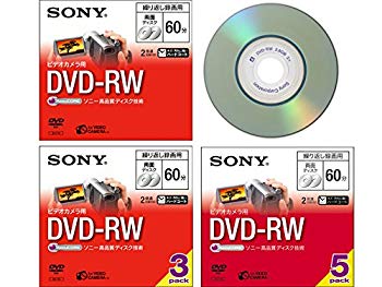 【中古】SONY ビデオカメラ用DVD-RW(8cm