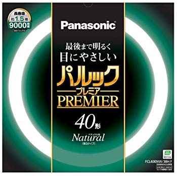 【中古】(未使用・未開封品)　パナソニック 丸形蛍光灯(FCL) パルックプレミア 40W形 G10q ナチュラル..