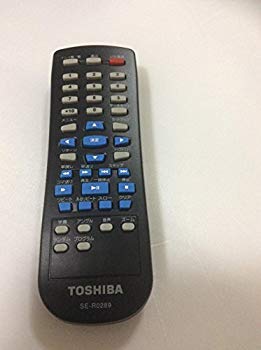 【中古】【非常に良い】東芝(純正) DVDプレーヤーSD-290J/SD-300J用リモコン SE-R0289 9jupf8b