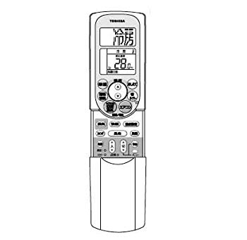 Rakuten - 【中古】【非常に良い】東芝エアコン純正リモコンWH-F1J 9jupf8b