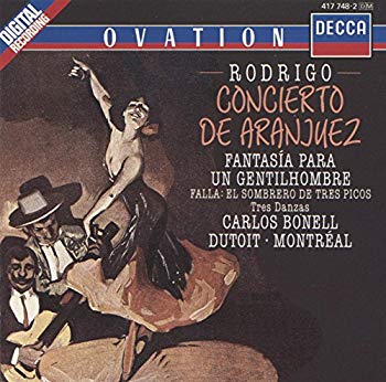 【中古】Rodrigo;Concierto Aranjuez p706p5g