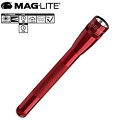 yÁz(gpEJi)@Mag-Lite / 2-AA Cell Mini LED Flashlight with Holster - Red - p1m72rm