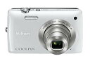 【中古】Nikon デジタルカメラ COOLPIX (クールピクス) S4300 シェルホワイト S4300WH tf8su2k