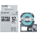 【中古】キングジム テープカートリッジ テプラPRO 12mm ST12K 透明 o7r6kf1