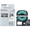【中古】キングジム テープカートリッジ テプラPRO 24mm SS24K 白 o7r6kf1