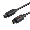 【中古】【非常に良い】toslinkケーブルCableCreation(1.8m)スリムなToslink 光デジタル オーディオケーブル OD:4.0mm 成形...