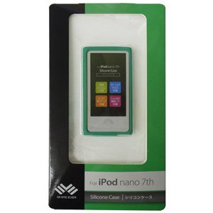 (未使用・未開封品)　iPod　nano（7th）用シリコンケース WEIPNA7SC（GN）　＜グリーン＞ kmdlckf