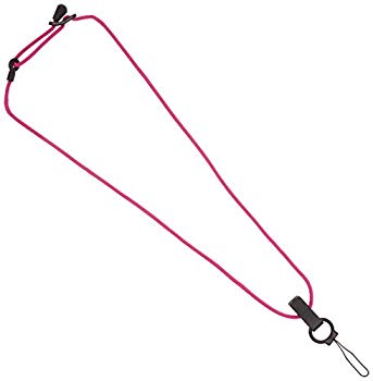 【中古】エレコム ネックストップ デジタルカメラ用 長さ調節スライダー 53cm-100cm ピンク DGS-010PN ..