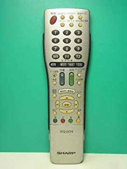 For Visual Equipments - 【中古】【非常に良い】シャープ テレビリモコン GA465WJSA khxv5rg