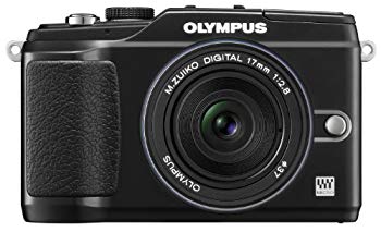 【中古】OLYMPUS ミラーレス一眼 E-PL2 パンケーキレンズキット ブラック E-PL2 PKIT BLK wgteh8f