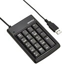 【中古】iBUFFALO テンキーボード USB接続 16mmピッチ ブラック BSTK01BK 2mvetro