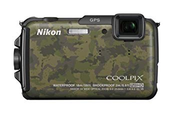 【中古】【非常に良い】Nikon デジタルカメラ COOLPIX AW110 防水18m 耐衝撃2m ディープカムフラージュ AW110DGR khxv5rg