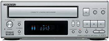 【中古】【非常に良い】ONKYO INTEC205 カセットデッキ メタルテープ対応 ドルビーB/C HX PRO搭載 シルバー K-505FX(S) o7r6kf1