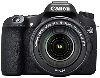 【中古】【非常に良い】Canon デジタル一眼レフカメラ EOS70D レンズキット EF-S18-135mm F3.5-5.6 IS STM 付属 EOS70D18135STMLK rdzdsi3