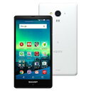 【中古】【非常に良い】SHARP AQUOS SH-RM02 ホワイト SIMフリー ggw725x