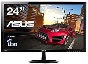【中古】【非常に良い】ASUS ゲーミングモニター24型 フルHDディスプレイ (応答速度1ms / HDMI×2ポートD-sub/スピーカー内蔵 / 3年保証) VX248H qqffhab 【中古】【非常に良い】ASUS ゲーミングモニター24型 フルHDディスプレイ (応答速度1ms / HDMI×2ポートD-sub/スピーカー内蔵 / 3年保証) VX248H qqffhab