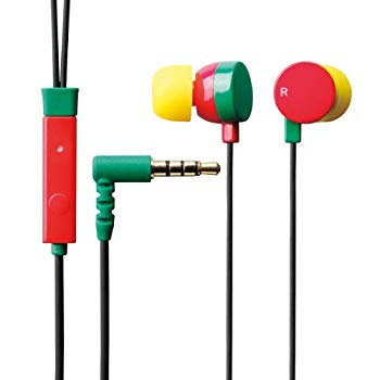 Sound-Isolating Type - 【中古】エレコム ステレオヘッドホン(マイク付) iPhone&android対応 マイク付き グリーンレッドAS EHP-IPIN105GRD g6bh9ry