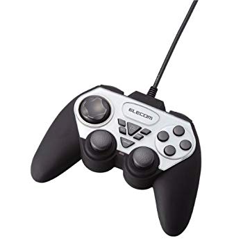 【中古】【2006年モデル】ELECOM ゲームパッド USB接続 アナログスティック搭載 振動/連射 12ボタン JC-U2312FSV bme6fzu