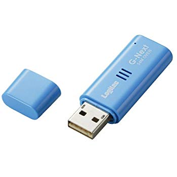 【中古】Logitec USB無線LANアダプタ LAN-WN11/U2DS