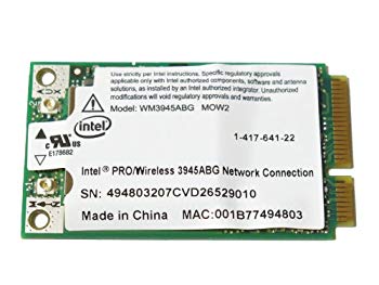 【中古】Intel PRO wireless 3945ABG　802.11a/b/g PCI-E Mini　(WM3945ABG） i8my1cf