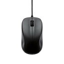 【中古】【非常に良い】エレコム マウス 有線 Mサイズ 3ボタン USB 光学式 ブラック ROHS指令準拠 M-K6URBK/RS 9jupf8b(2)
