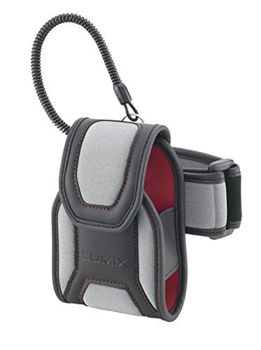 【新品】 Panasonic デジタルカメラケース LUMIX アーム用ソフトケース シルバー×ブラック DMW-CFT2-S ..