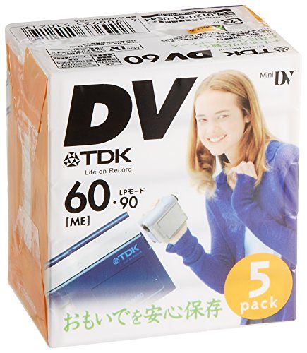 【新品】 TDK MINIDVカセット 60分録画 5本パック [DVM60BUX5A] wwzq1cm
