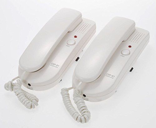 【商品名】OHM インターホン OIP91【メーカー名】オーム電機【メーカー型番】OIP91【ブランド名】オーム電機【商品説明】OHM インターホン OIP91メーカー型番:OIP91サイズ:21.4×8.5×6.4cm(コード含まず)×2台重量:368g(電池含まず)×2台材質:ABS原産国:韓国当店では初期不良に限り、商品到着から7日間は返品を 受付けております。・通常3日〜5日でお届けできます。万が一、品切れの場合は2週間程度でお届け致します。　