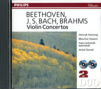 【中古】ベートーヴェン・バッハ・ブラームス:ヴァイオリン協奏曲集 [CD]